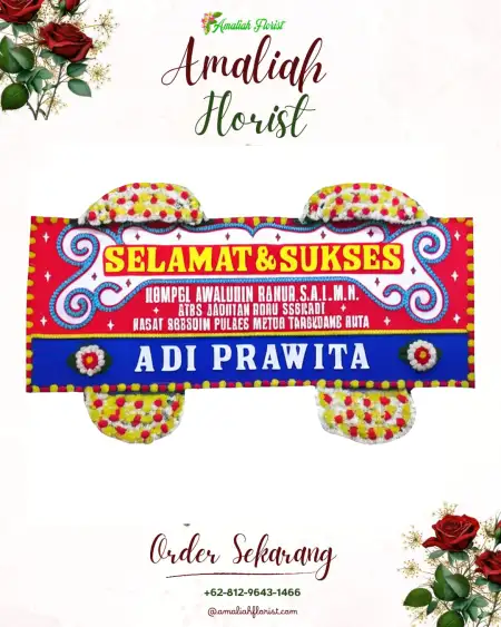 Papan Bunga Ucapan Selamat Tenggiring